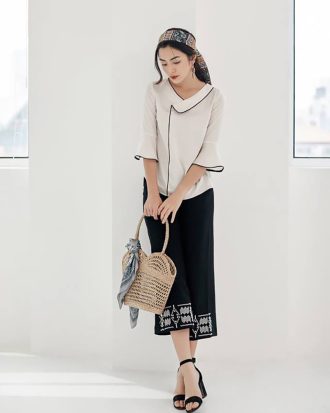 Elegant Woman White