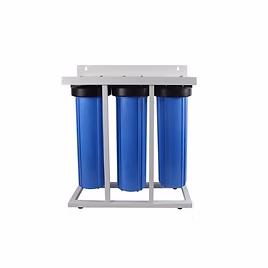 3 Stage Big Blue Whole House Water Filter System with Stand